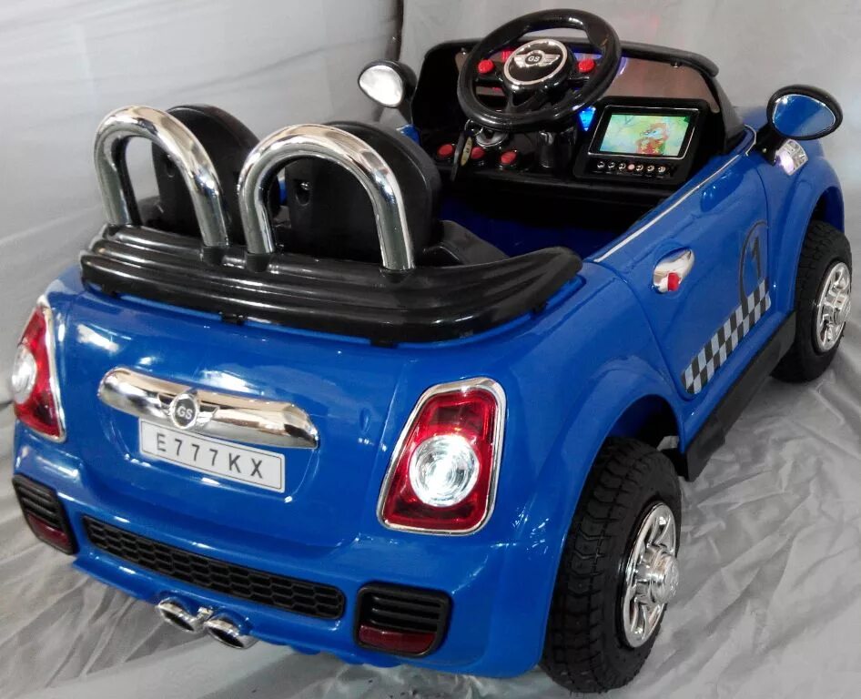 Детский электромобиль мини Купер. Электромобиль мини Купер Mini Cooper. Детский электромобиль мини Купер с планшетом. Электромобиль мини Купер синий.