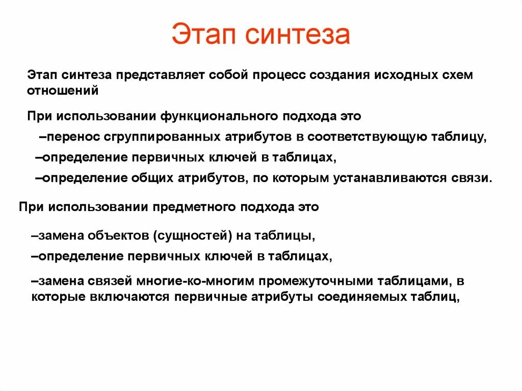 Стадии синтеза. Фазы синтеза. Этапы первичного синтеза. Этапы системного анализа Синтез. Этап первичного синтеза