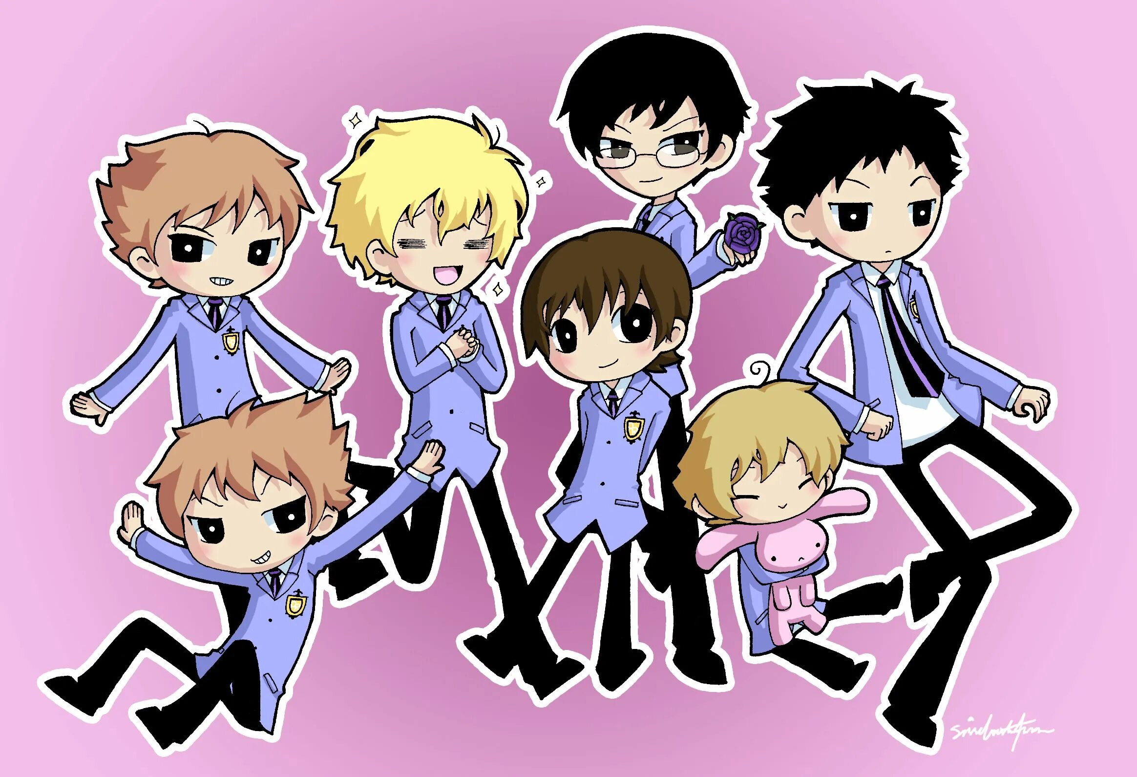 Ouran host club. Ouran High School host Club. Клуб свиданий старшей школы Оран Постер.