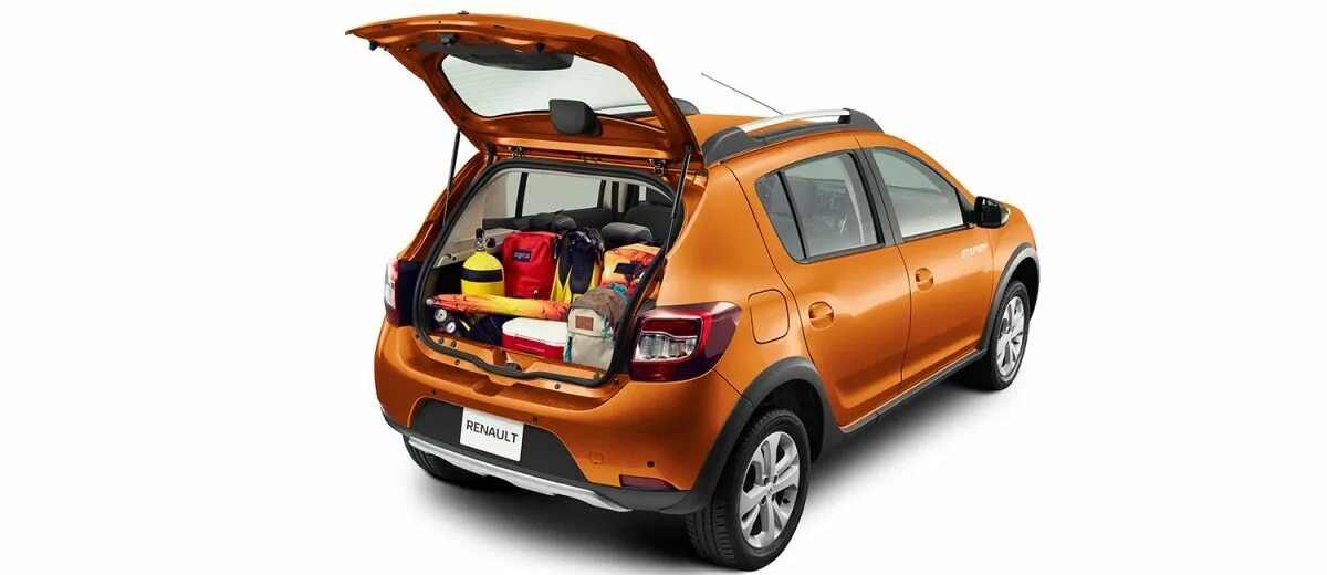 Sandero stepway багажник. Renault Sandero Stepway 2. Рено Сандеро степвей 2021. Багажник Рено Сандеро степвей 2021. Рено Сандеро 2017 багажник.