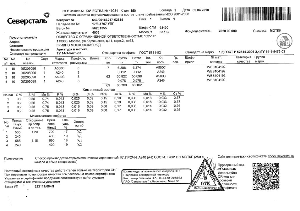Арматура 8 а240 сертификат качества. Сертификат качества арматура а240 8 мм.