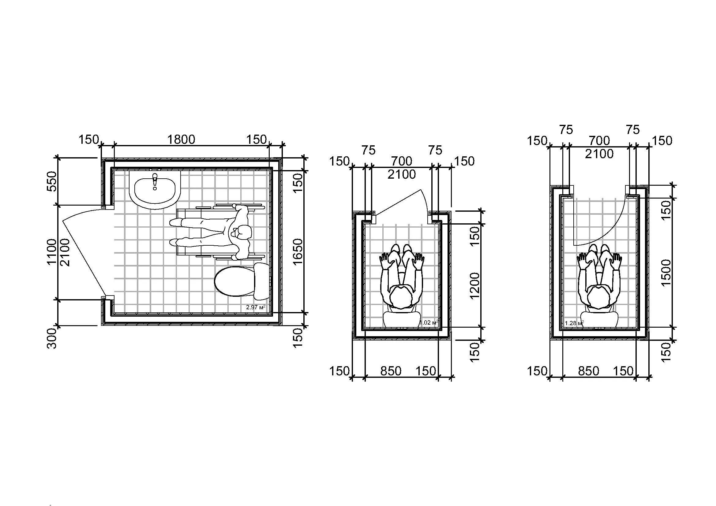 Размер кабинки туалета для инвалидов в общественном здании. Габариты санузла для МГН В общественных зданиях. Минимальные Размеры санузла для МГН. Минимальные габариты санузла для МГН.