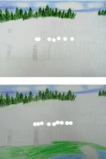 Рисование деревни поэтапно 4 класс