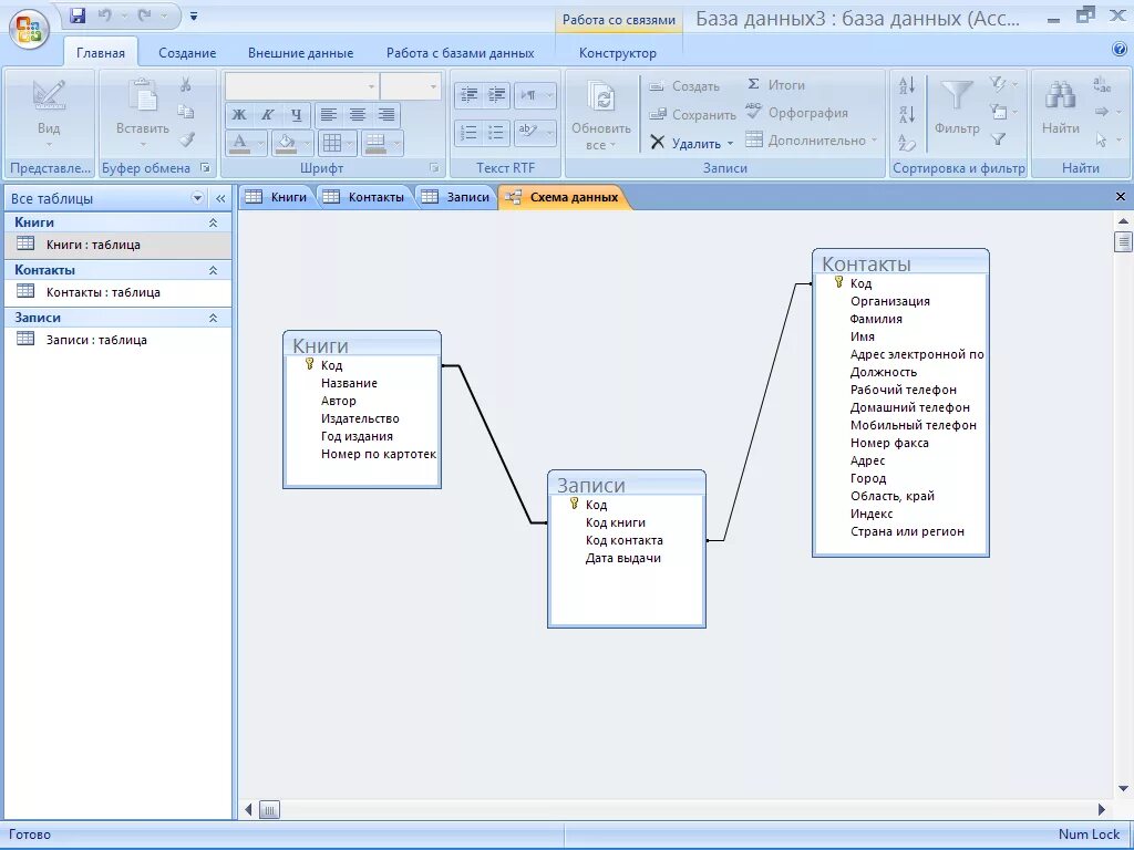 Связи данных access. Схема данных в access связи между таблицами. Таблица связей access 2007. Связанные таблицы в access. Типы связи в таблице access.