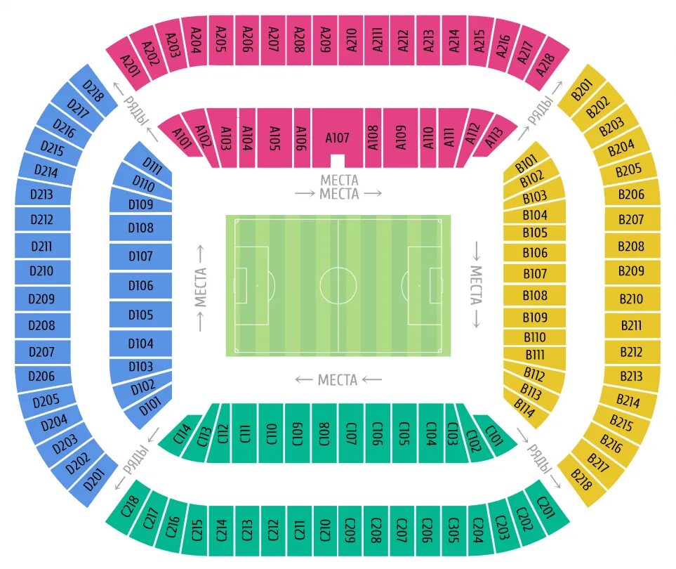 Сколько стоит билет на лигу чемпионов 2024. Стадион Зенит Арена расположение секторов.