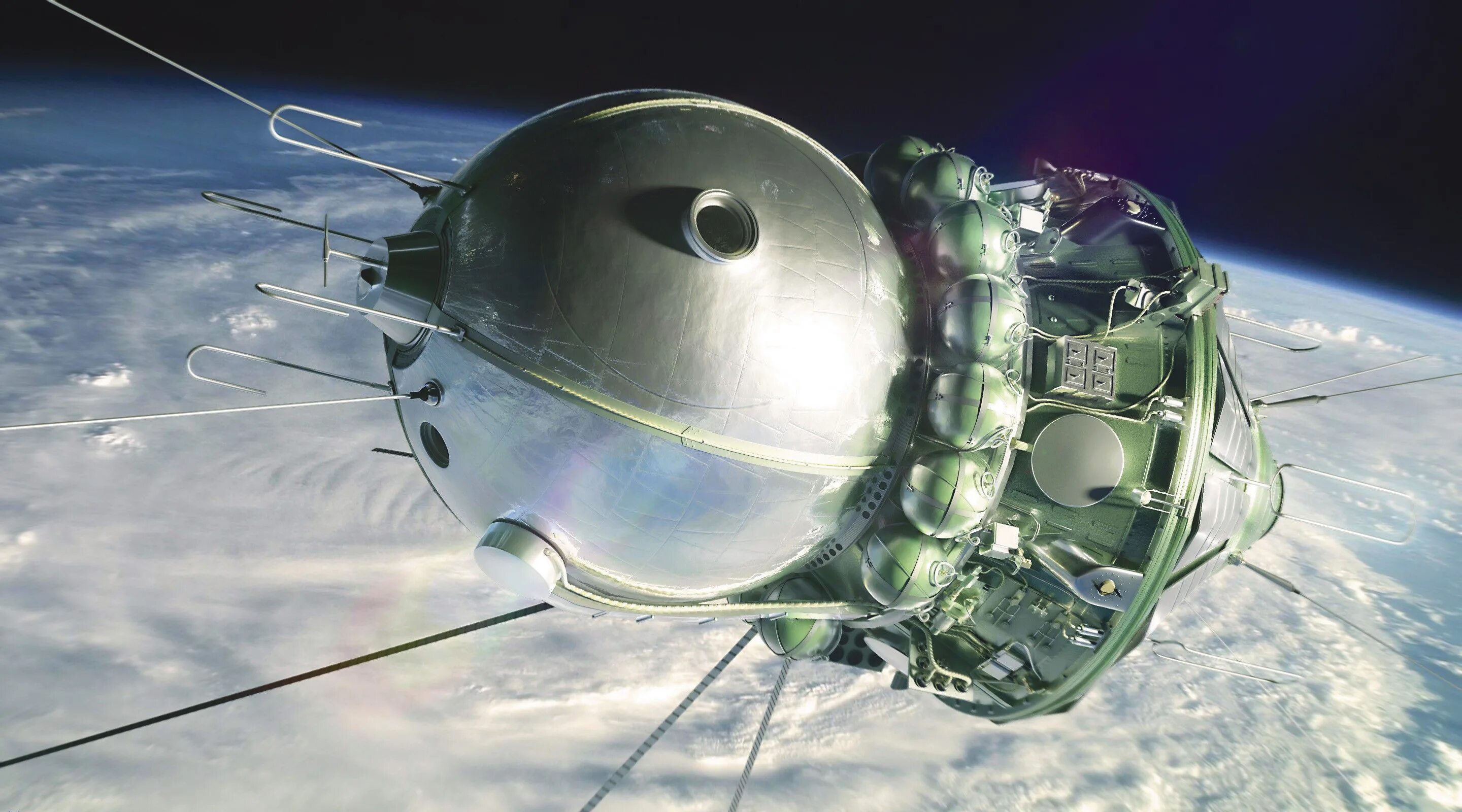Первый орбитальный полет в космос. Восток космический корабль Гагарина. Космический корабль Восток Юрия Гагарина 1961. Восток 1 Гагарин. Первый пилотируемый космический корабль Восток-1.