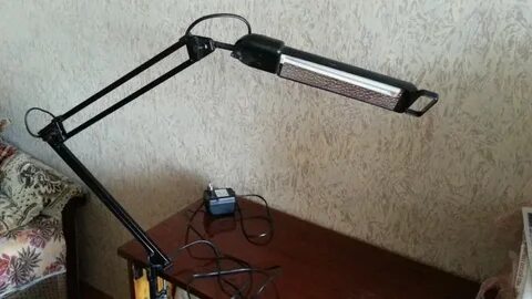 Как закрепить лампу на столе