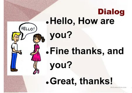 Hello for beginning