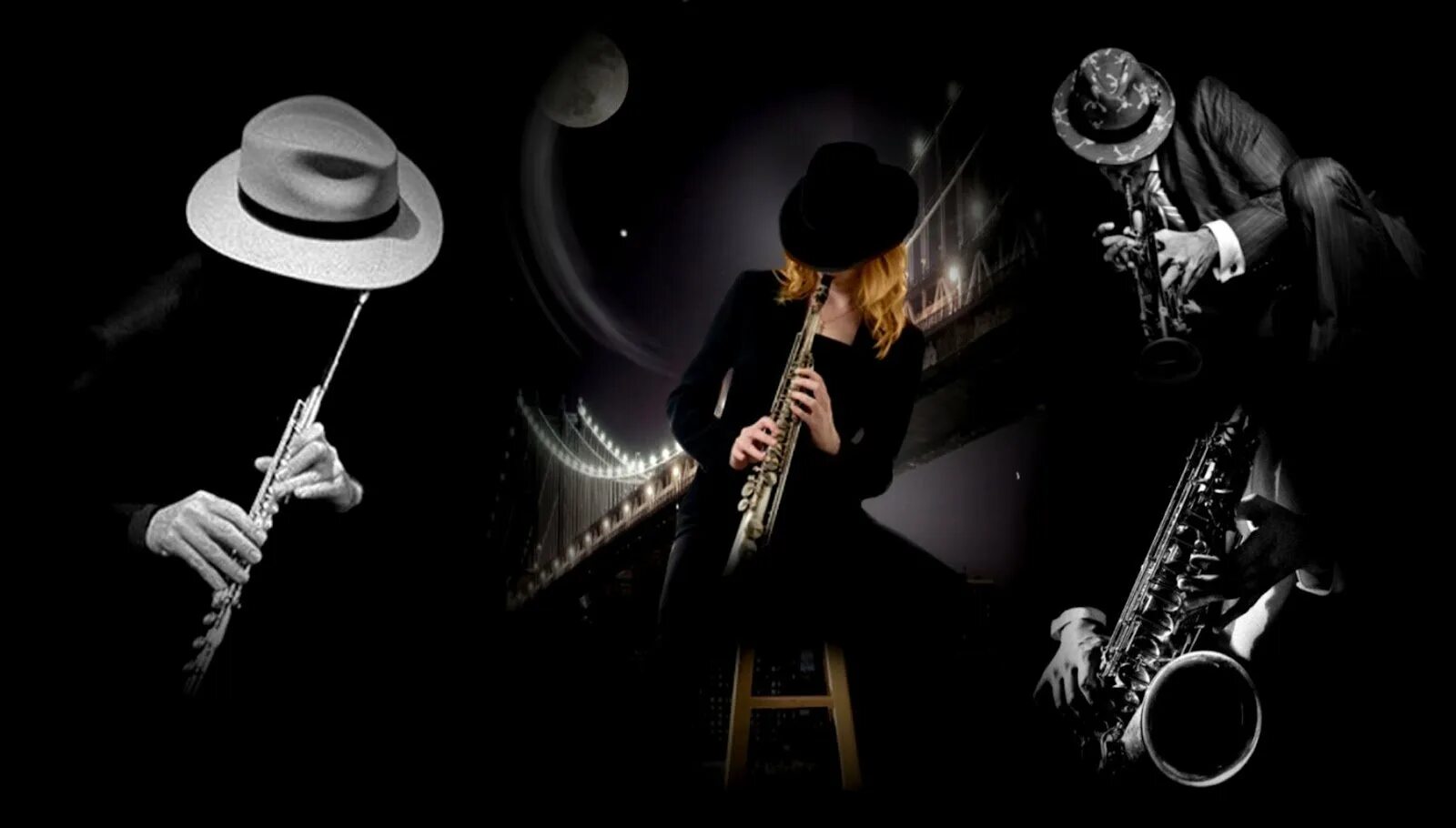 Джаз. Джаз и блюз. Саксофонист в шляпе. Скрипка и саксофон. Музыка саксофон в современной обработке