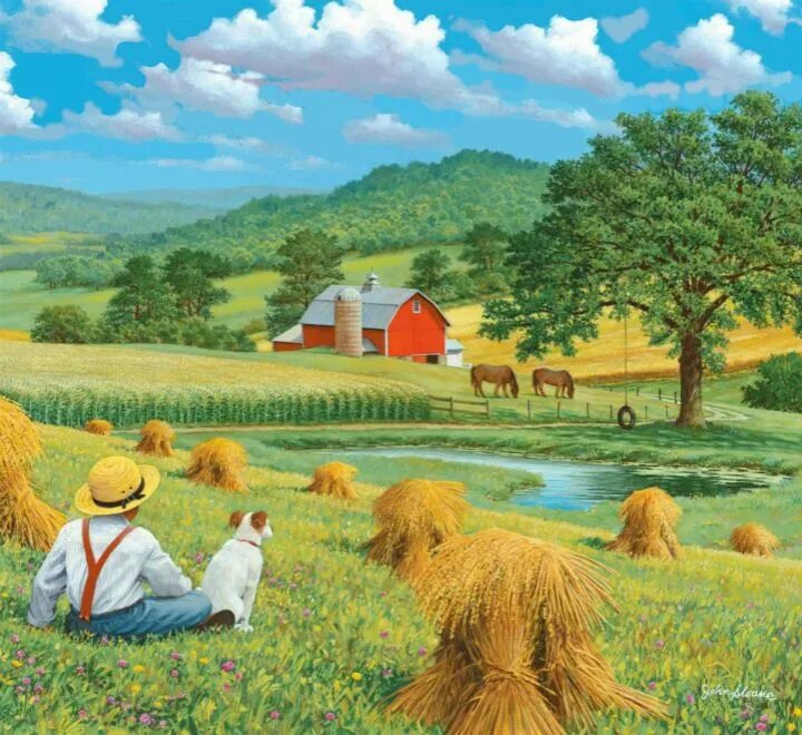 Country scenes. Джон Слоан художник. Джон Слоун картины. Американский художник John Sloane. Джон френч Слоун.