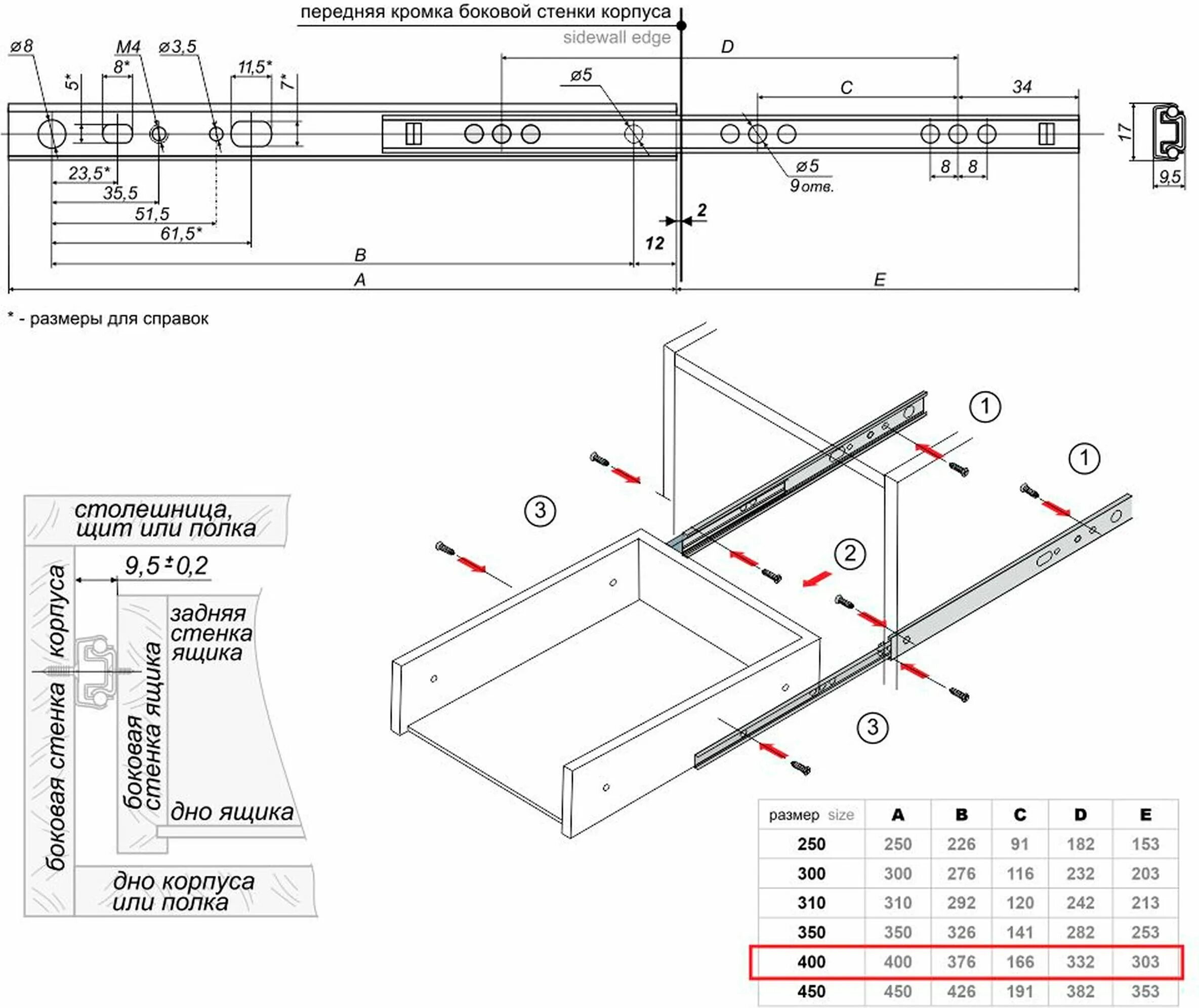 Направляющие для ящиков шариковые размеры. Направляющие шариковые Boyard db1711 250 мм. Боярд направляющие db1711zn 550. Boyard db1711 350 мм. Направляющие для выдвижных ящиков роликовые Боярд схема монтажа.