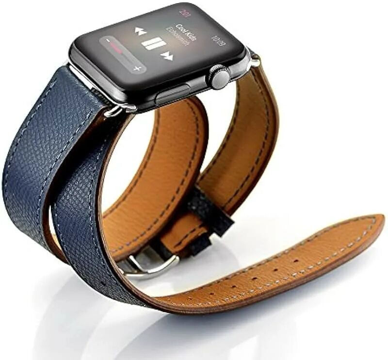 Ремешок IWATCH 7 Hermes. Ремешок Гермес для АПЛ вотч. Двойной ремешок Эппл вотч. Кожаный ремешок для Эппл вотч. Watch band отзывы