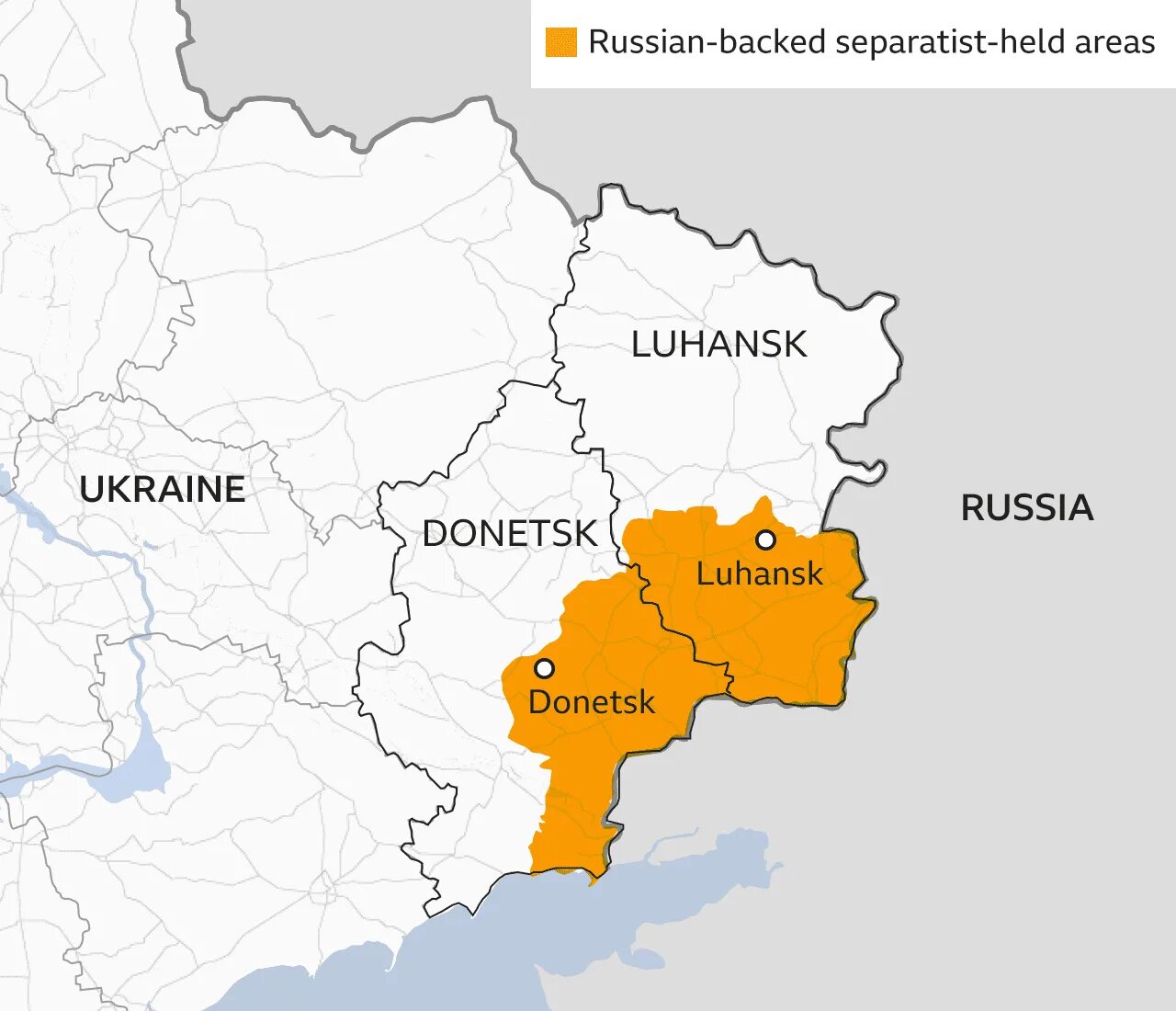 Границы Украины. Луганская и Донецкая область на карте Украины и России. Границы конфликта на Украине. Луганск на карте Украины и России. Ukraine regions