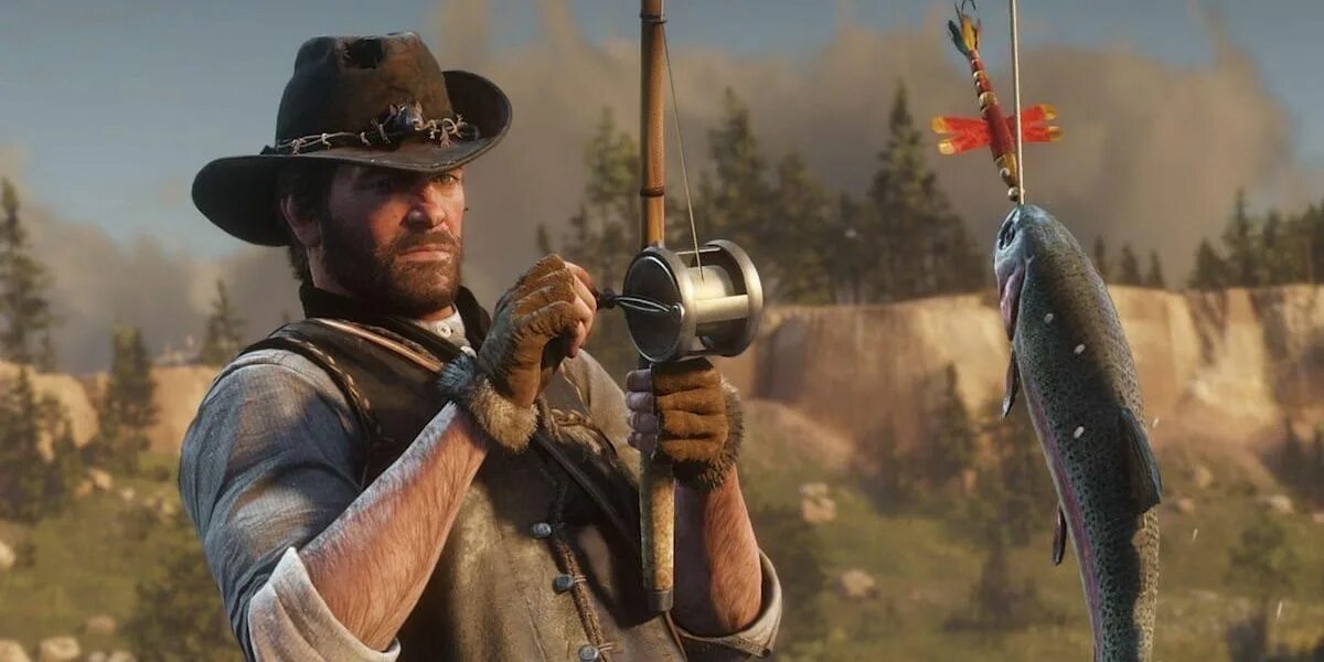 Game has played. Red Dead Redemption 2 рыбалка. Рыбалка ред дед редемпшн. Red Dead Redemption рыбалка. Red Dead online рыбалка.