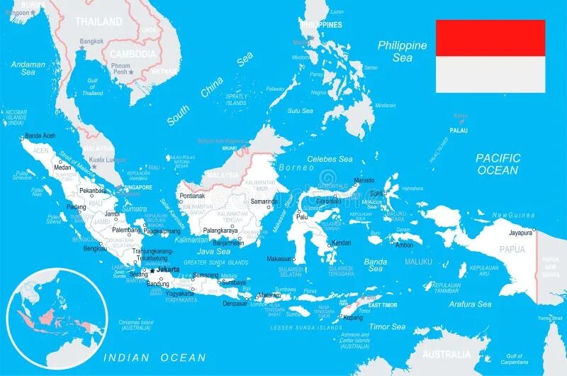 Где находятся большие зондские. Индонезия на карте. Большие Зондские острова на карте Евразии.