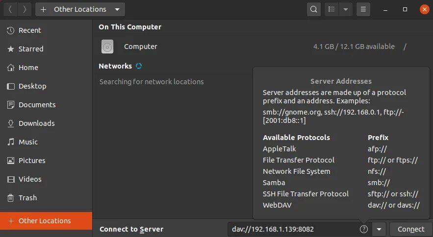 Webdav linux. Lighttpd-mod-webdav.