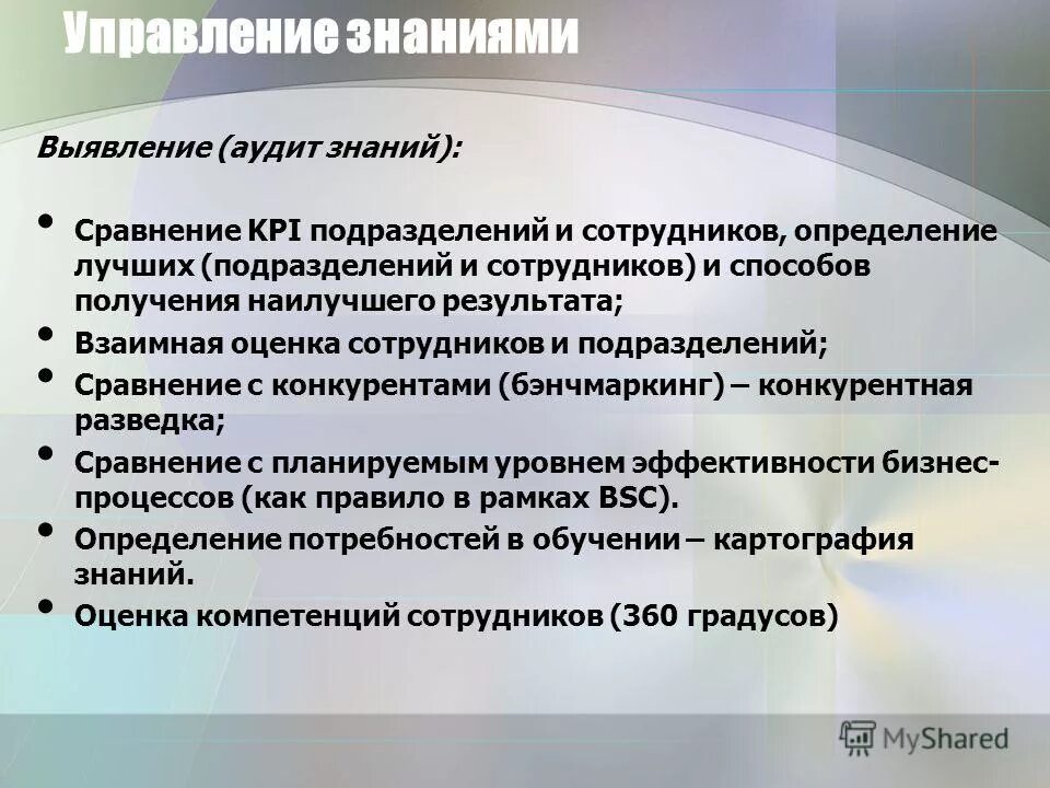 выявление знаний. чистые данные. процесс обнаружения знаний. выводы и решения. п.