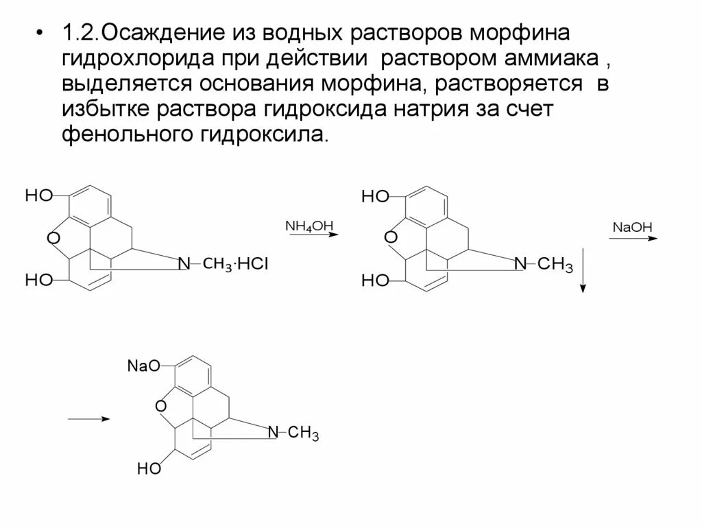 Реакции на морфин гидрохлорид. Ацилирование морфина. Морфин реакции подлинности. Морфина гидрохлорид формула.