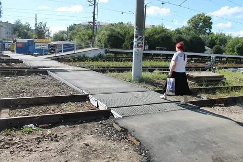 Железнодорожный переезд пешеходный переход