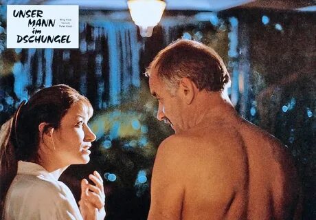 Armin Mueller-Stahl and Katja Rupé in Unser Mann im Dschungel (1987) .