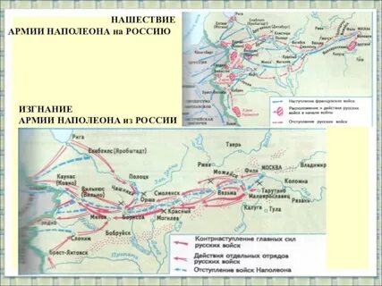 Контурная карта 1812