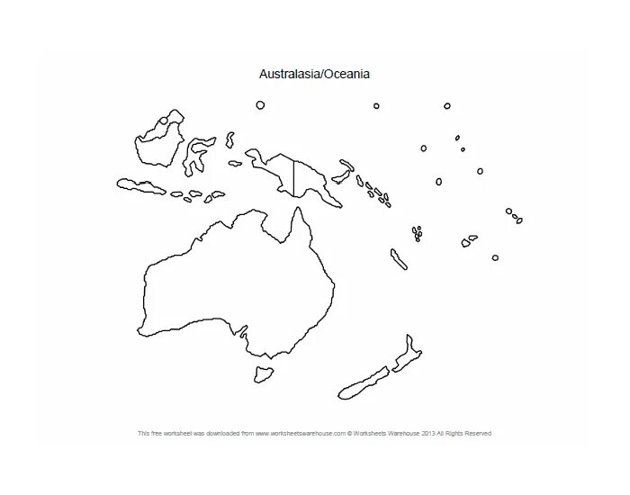 Контурная карта Австралии и Океании. Контурная карта Океании 7 класс. Карта Австралии и Океании 7 класс контурная карта. Политическая контурная карта Австралии и Океании.