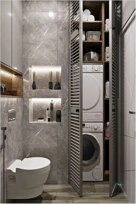 Pin di Łazienki Ruang cuci, Rumah minimalis, Desain rumah