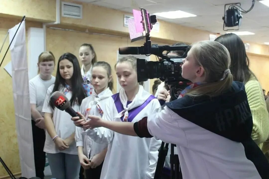 Ученики посещающие школьную медиастудию подготовили новый выпуск