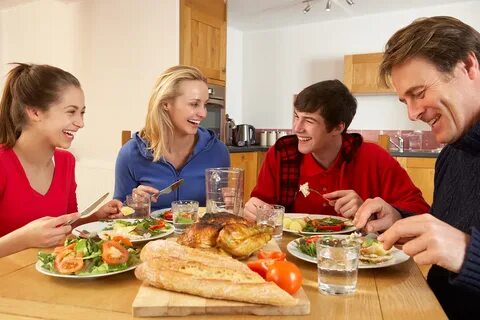 I have dinner i come home