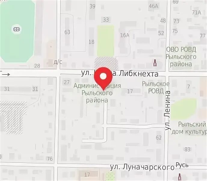 Рыльского 14. Курская область, рыльский район, г. рыльск, ул. к. либкнехта, д. 31 а. проект ул.м.рыльского.