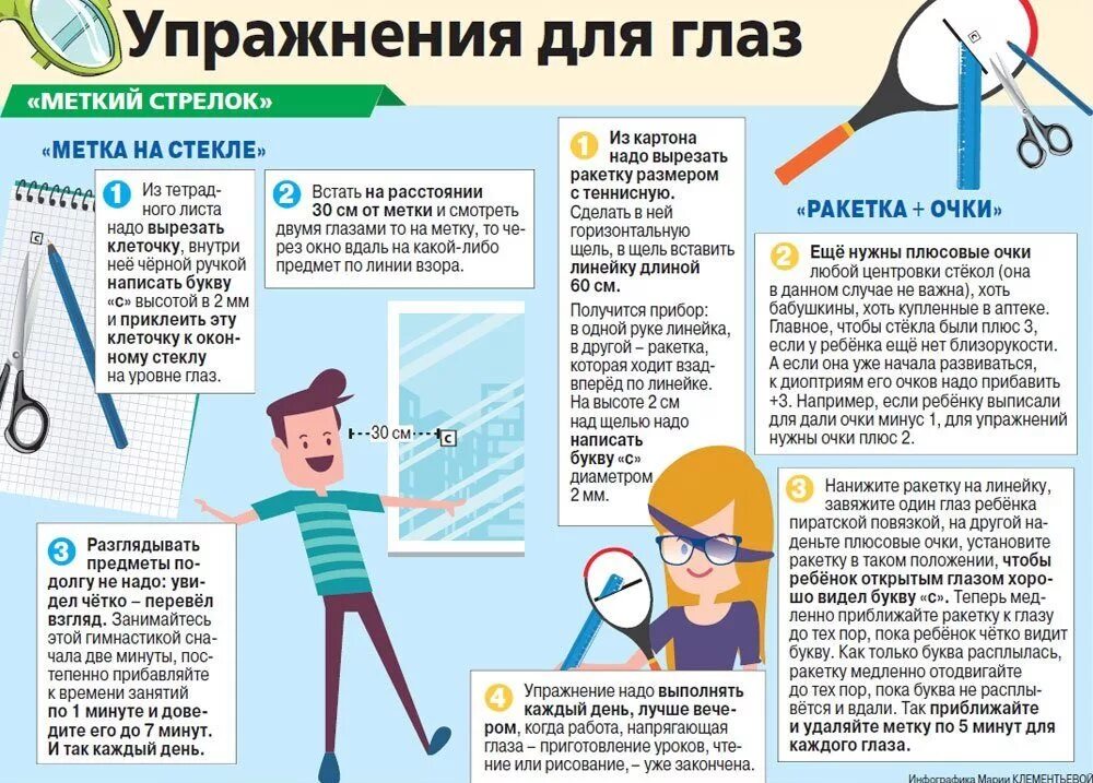 Как сделать чтобы хорошо видеть