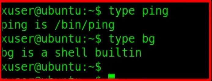 Type ping. Type ping