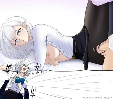 ...imagining. pointy_ears. female_penetrated. clothed_sex. white_hair. writ...