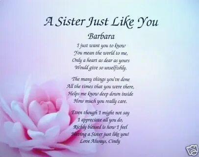 Just want my sister