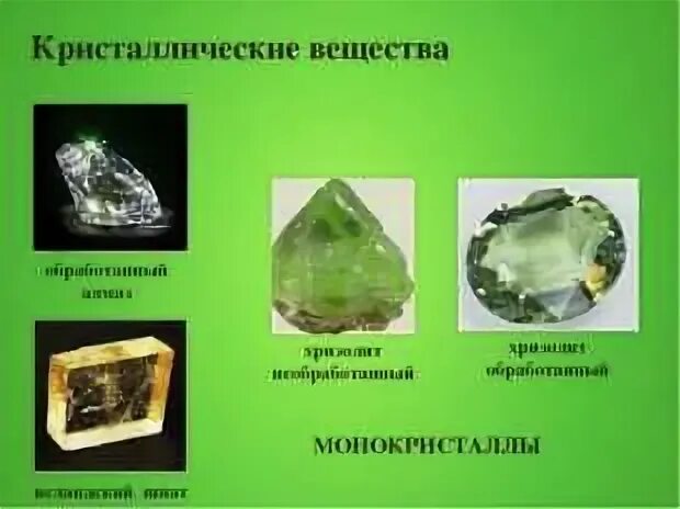 Фото 3 КРИСТАЛЛИЧЕСКИХ ВЕЩЕСТВ