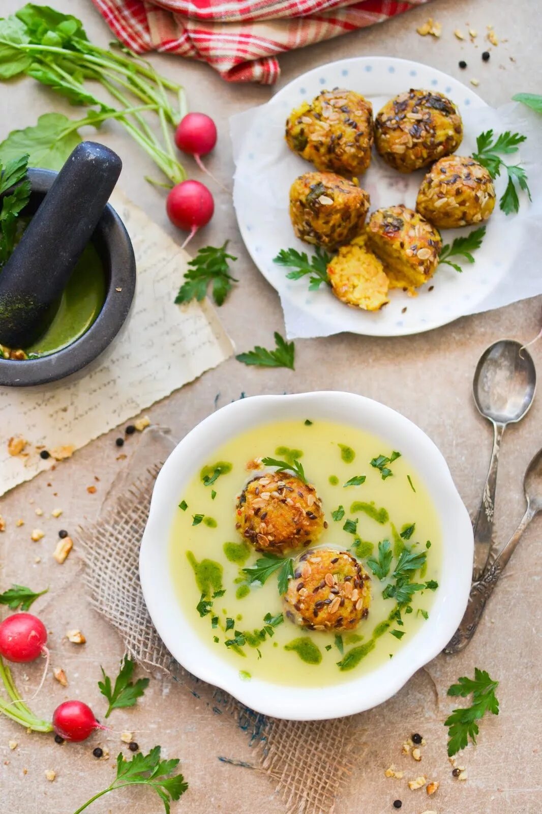 фрикадельки с плавленным сыром