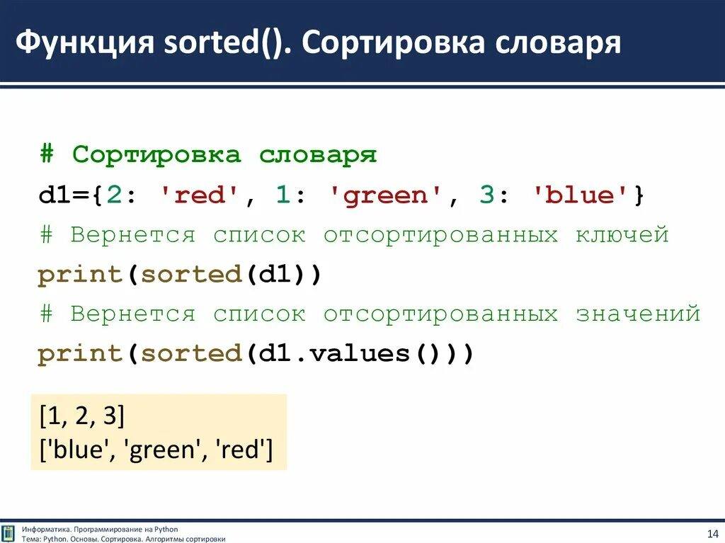 Отсортировать список словарей