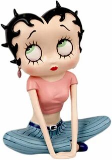 Betty Boop - Sitting Cross Legged 16.5cm Collectable Figurine Betty boop, Betty 
