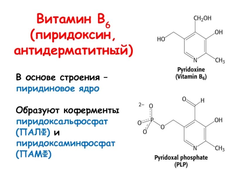 Витамин b6 строение пиридоксин. Кофермент витамина в6. Витамин в6 (пиридоксин) строение. Структура витамина b6.