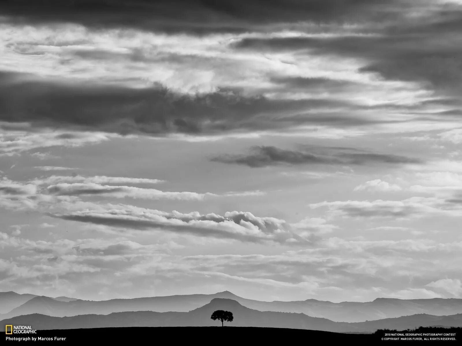 Monochrome sky