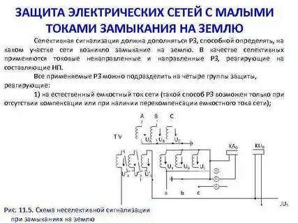 Защита от однофазных коротких замыканий