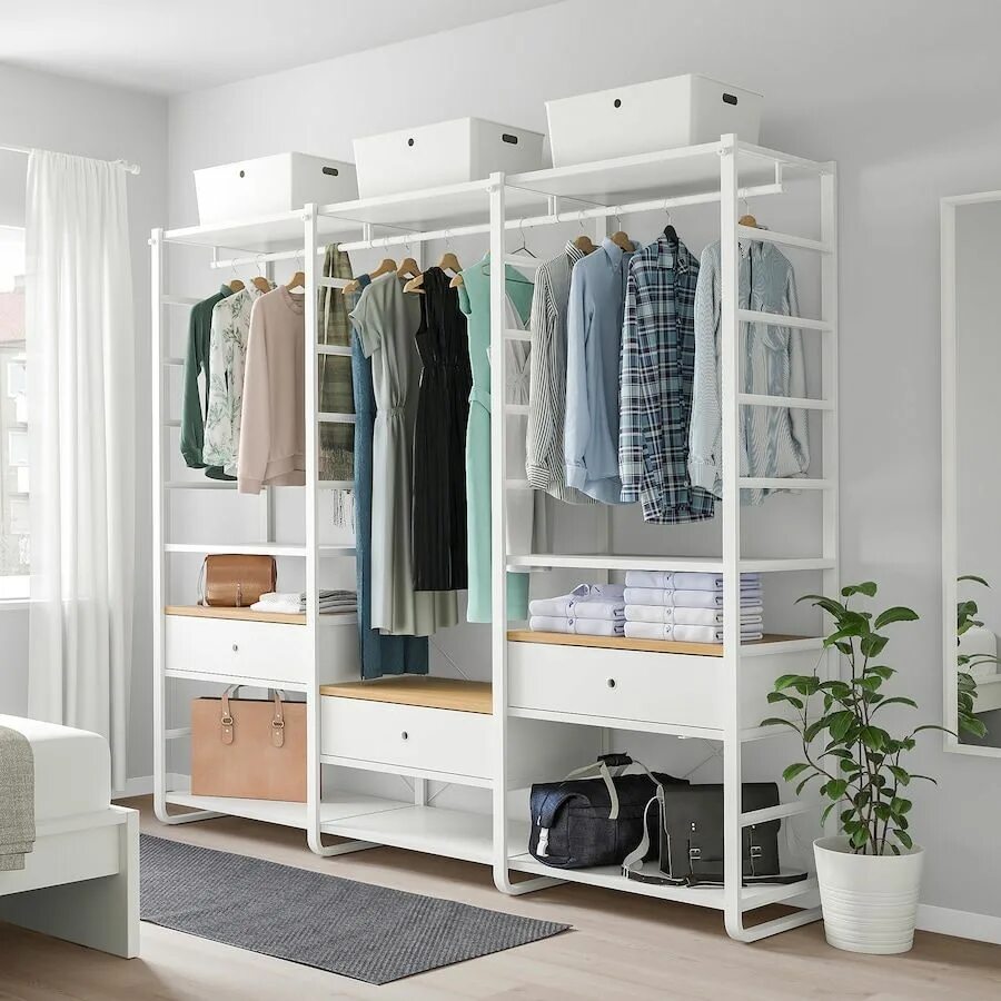 Ящики для вещей в гардеробную. Скубб подвесной модуль д/обуви/16карманов, черный. Гардеробная икеа элварли. Гардероб ikea algot. Скубб подвесной модуль д/обуви/16карманов.