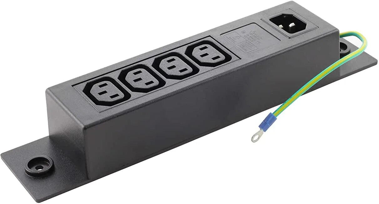 Pdu iec c14. Outlet strips for usv iec (c14). bonch-ats/pdu 8a-2s/6c13-c14/c14 – блок силовых розеток с авр. распределитель питания. v-pdu-1-45.