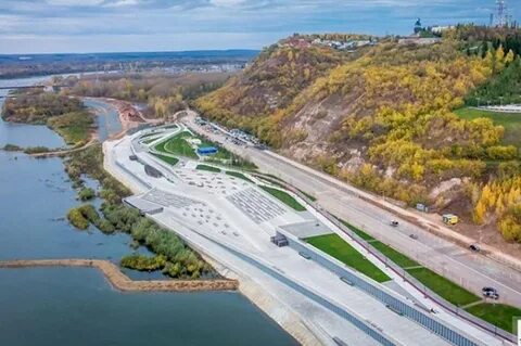 Набережная реки белой в уфе
