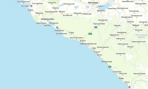 Курортные города побережья черного моря