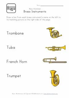 Instruments worksheet