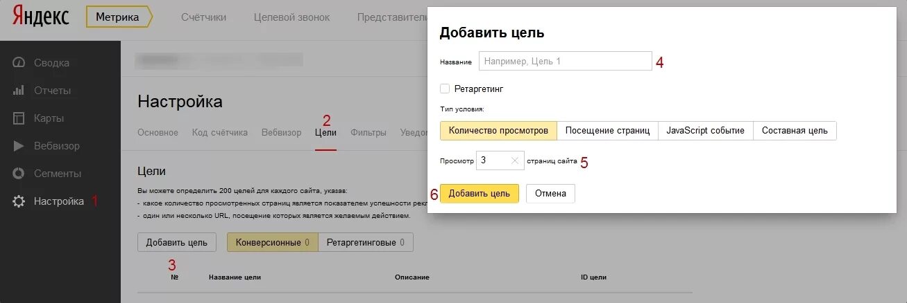 Сайт длинная страница. Цели Яндекса.