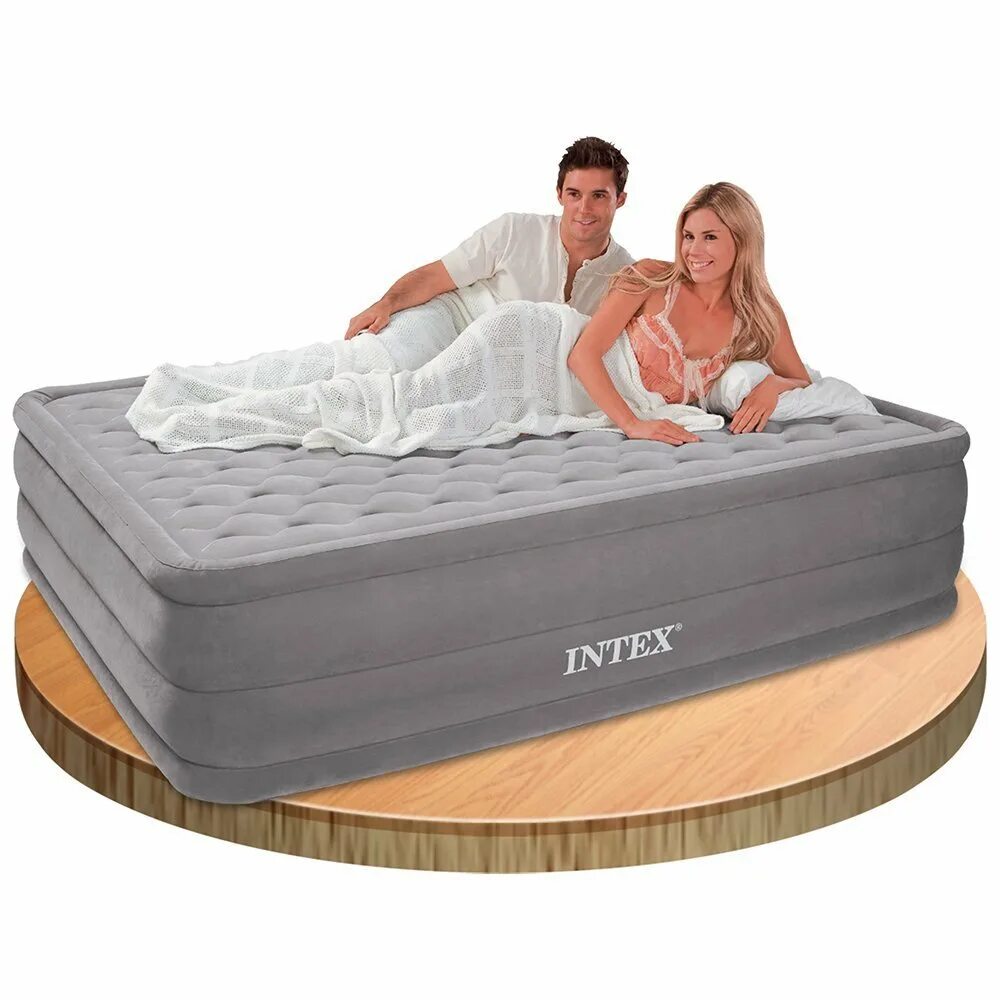 Кровать надувная ultra plush. Надувная кровать intex ultra plush. 64428 intex. intex ultra plush queen 220v 152x203x46cm 64428. intex air mattress.