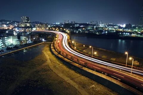 Download Wallpaper cityscape, metropolitan area, night, city, urban area, m...