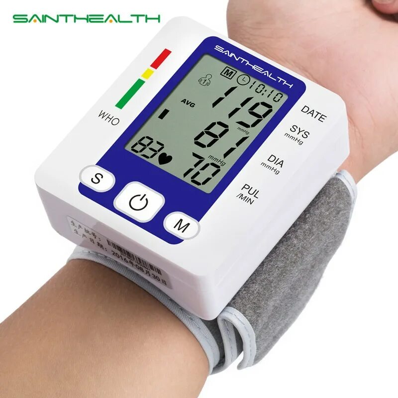 Манометр на запястье. Тонометр digital blood pressure monitor. electric wrist blood pressure monitor portable tonometer. тонометр на запястье wrist blood pressure monitor. saint health тонометр медицинские цифровой манометр.